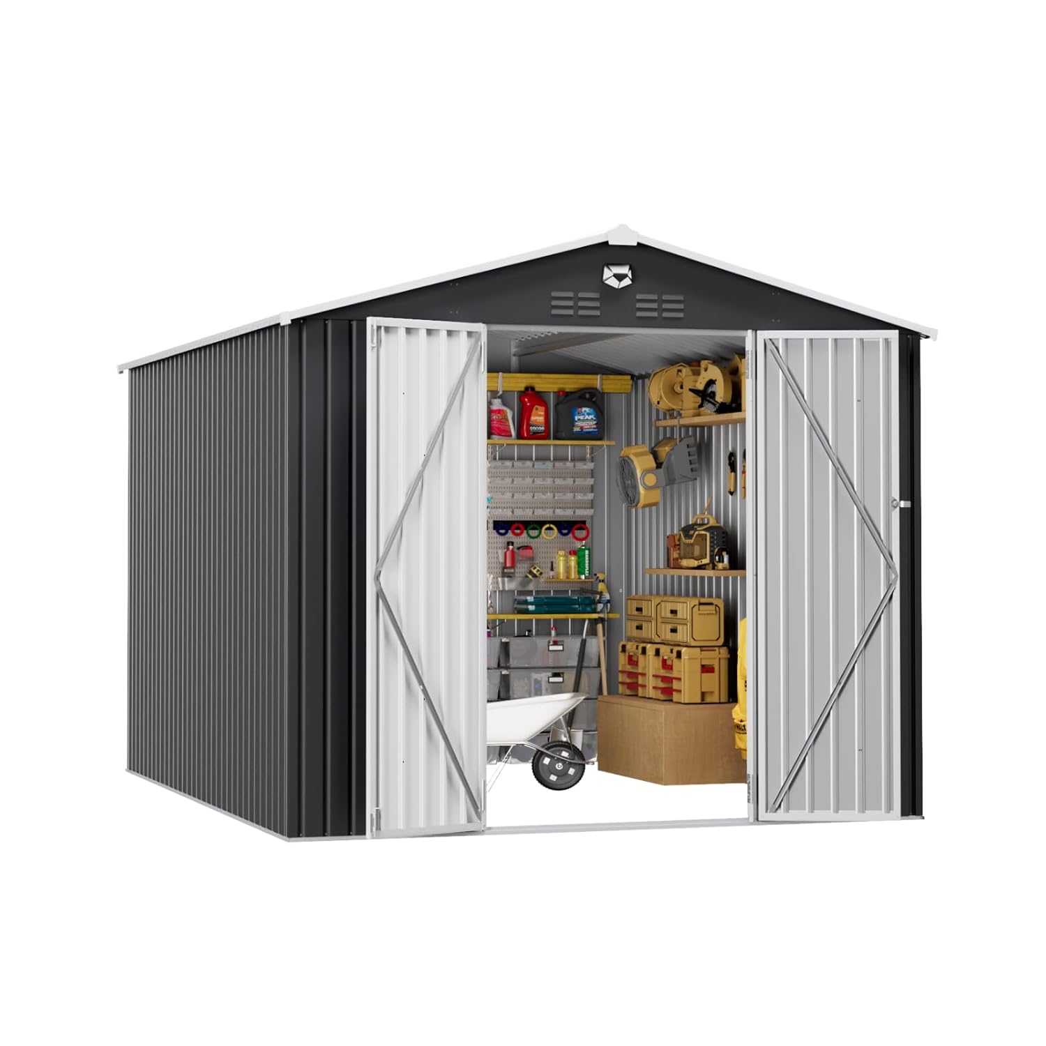 Outdoor Furniture Sale - 10x12 FT Metal Outdoor Storage Shed