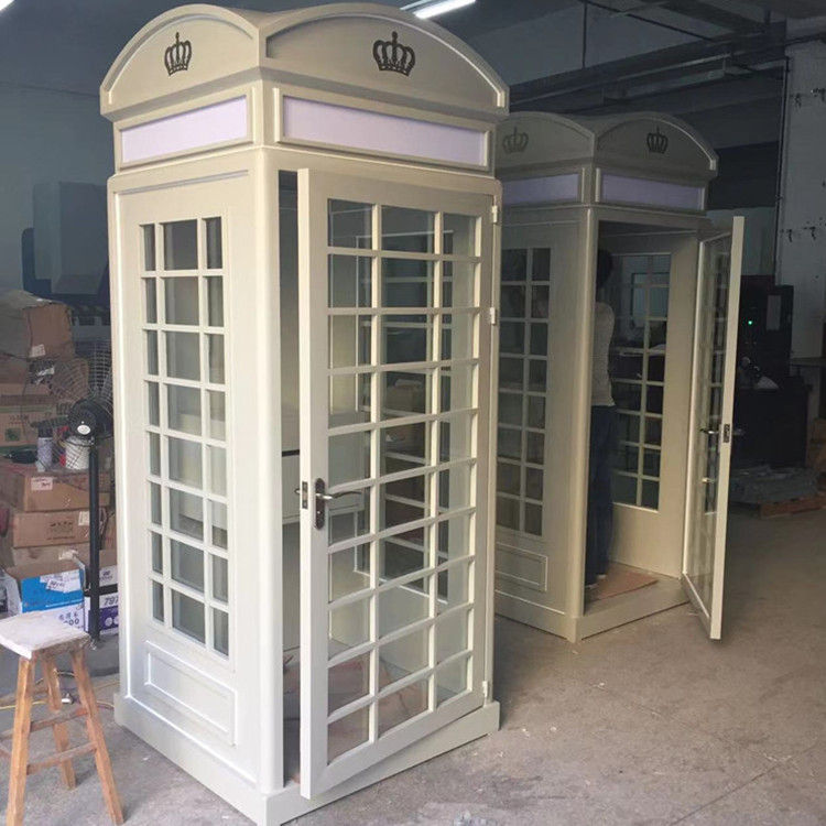 Outdoor Furniture London - Convenient Soundproof Steel Telephone Booth Eco-Friendly