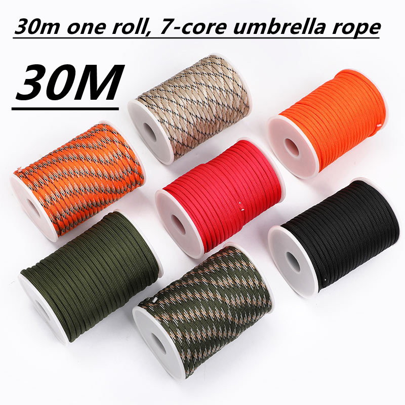 Outdoor Furniture Rope - 5M/15M/30M 7-Core 550 Paracord 4mm Parachute
