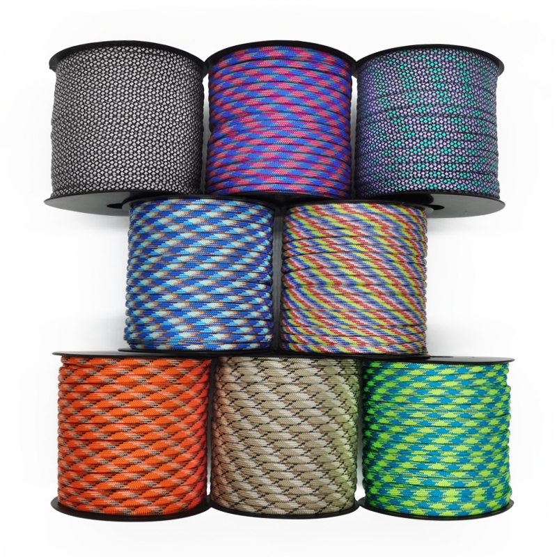 Outdoor Furniture Rope - 50/100M 7core umbrella rope 550 4mm