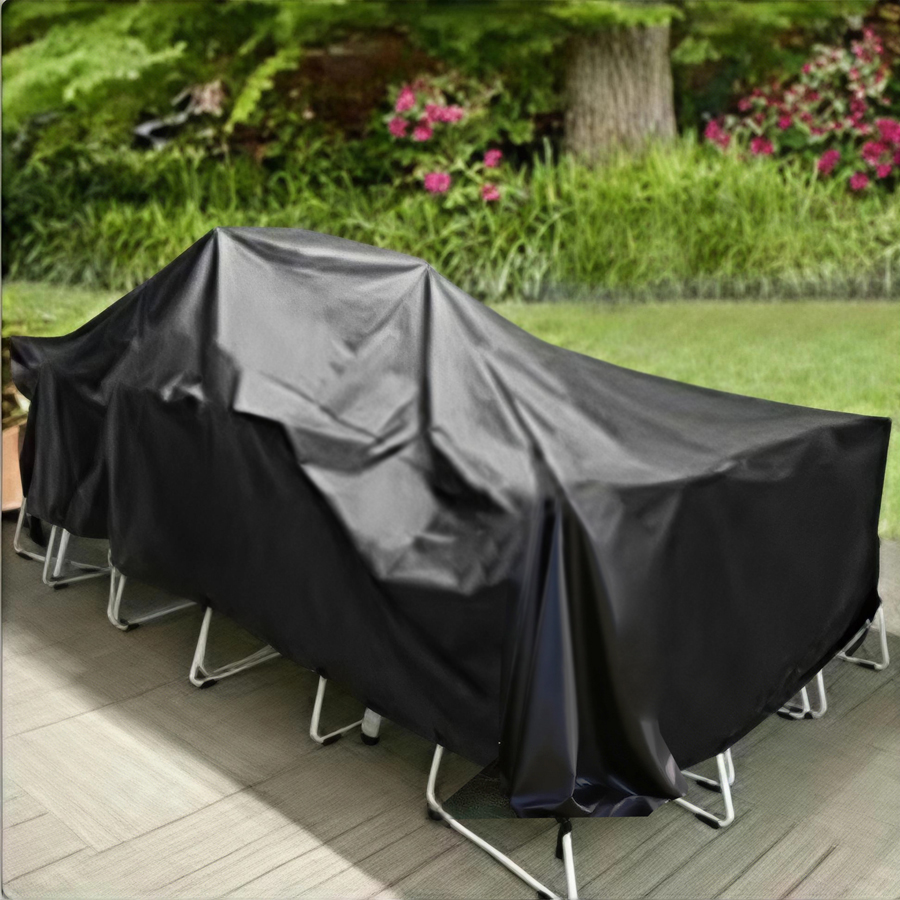 Outdoor Furniture Philippines - Durable Pure Black PVC Waterproof and