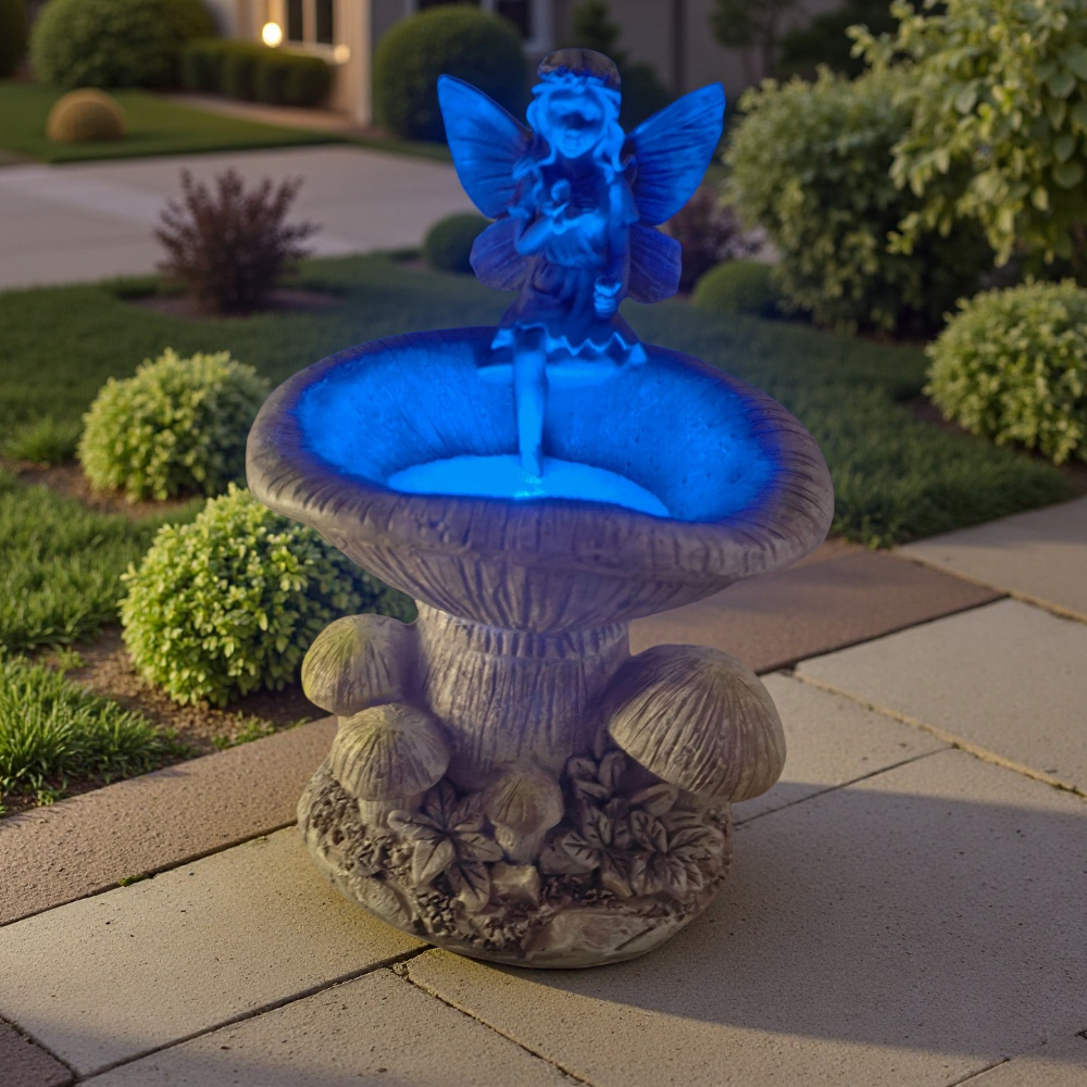 Outdoor Furniture Decor - Creative Flower Fairy Solar Night Light