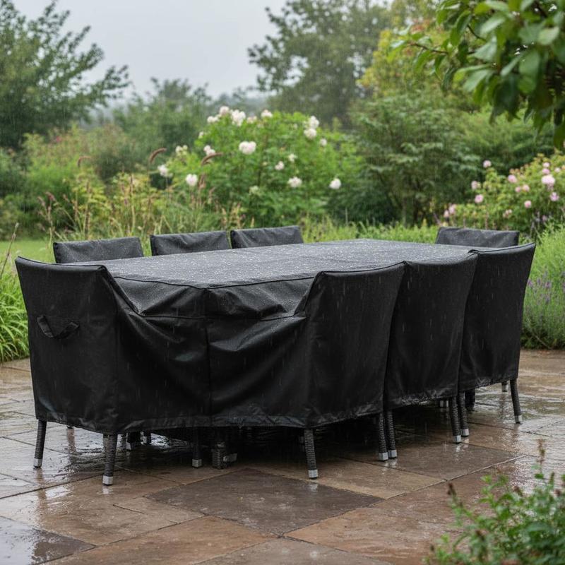 Outdoor Furniture Heavy Duty - Outdoor Table Set Protector 74x47x28 Inch