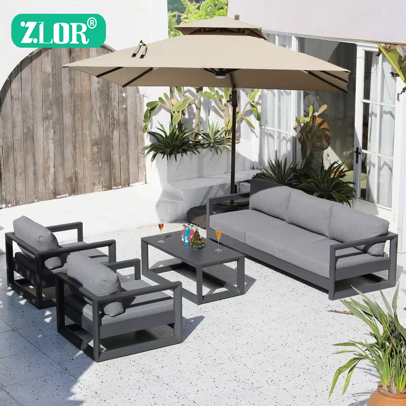 Luxury Aluminum Outdoor Sofa S - مراجعة Outdoor Furniture Luxury وسعره