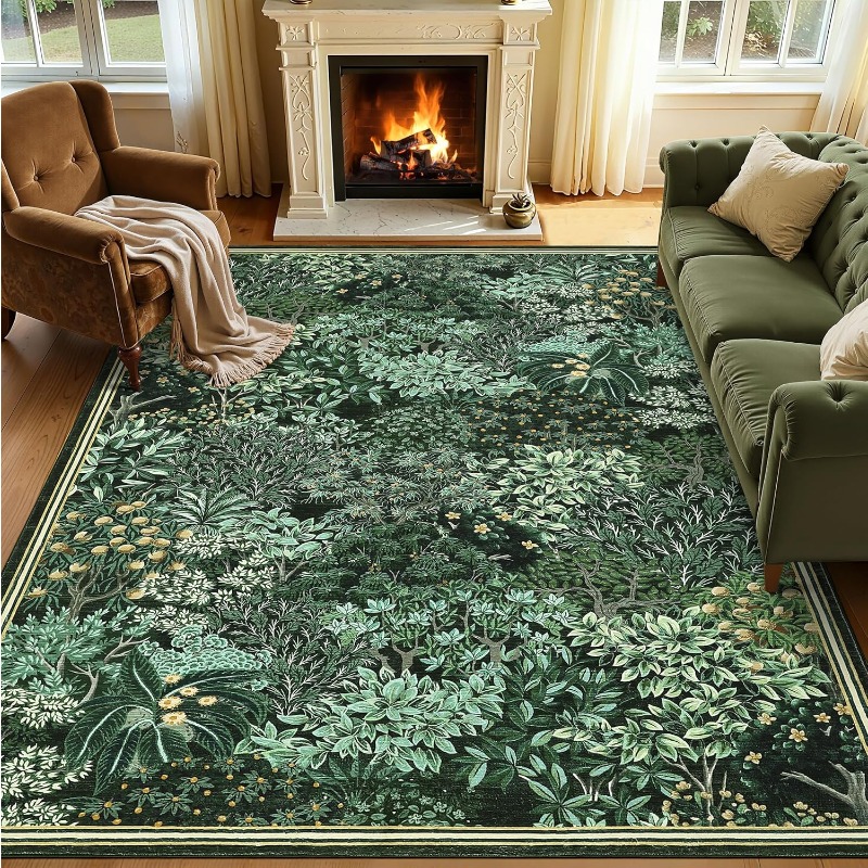 Green Plant Pattern Living Roo - مراجعة Outdoor Furniture Green وسعره
