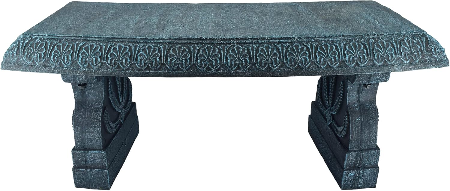 Outdoor Fiberclay Garden Bench - مراجعة Outdoor Furniture Decor وسعره