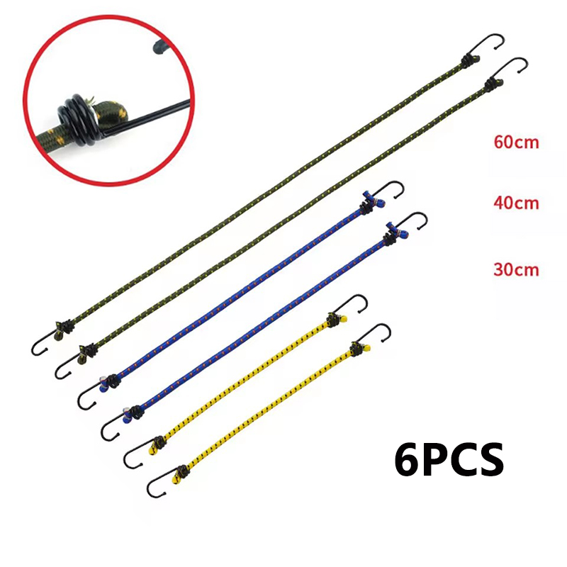 6Pcs Outdoor Camping Elastic R - مراجعة Outdoor Furniture Rope وسعره