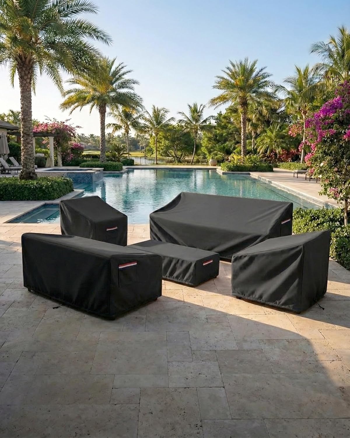 4-Piece Patio Furniture Cover  - مراجعة Outdoor Furniture Heavy Duty وسعره