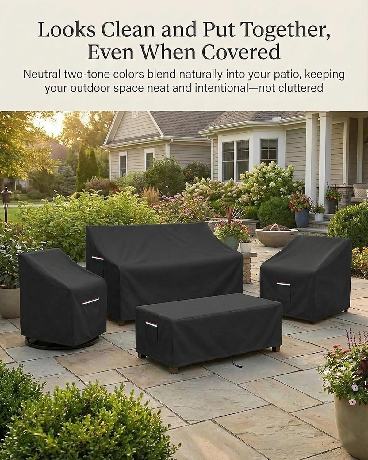 4-Piece Patio Furniture Cover  - مراجعة Outdoor Furniture Heavy Duty وسعره