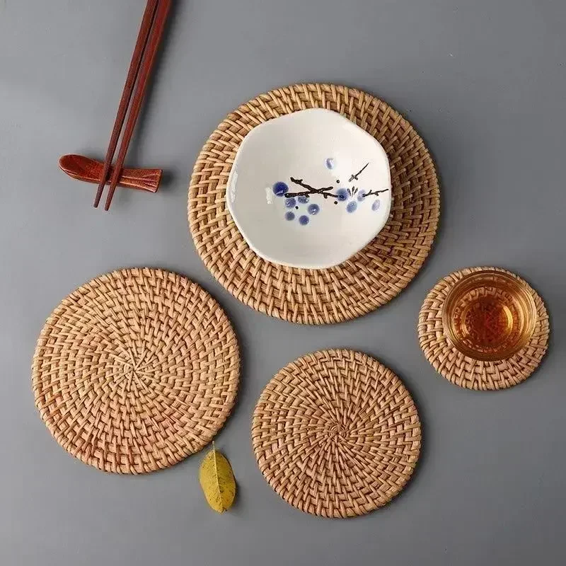 Handmade Round Rattan Coasters - مراجعة Outdoor Furniture Sale وسعره