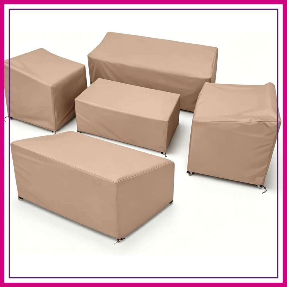 5 Piece Patio Furniture Cover  - مراجعة Outdoor Furniture Heavy Duty وسعره