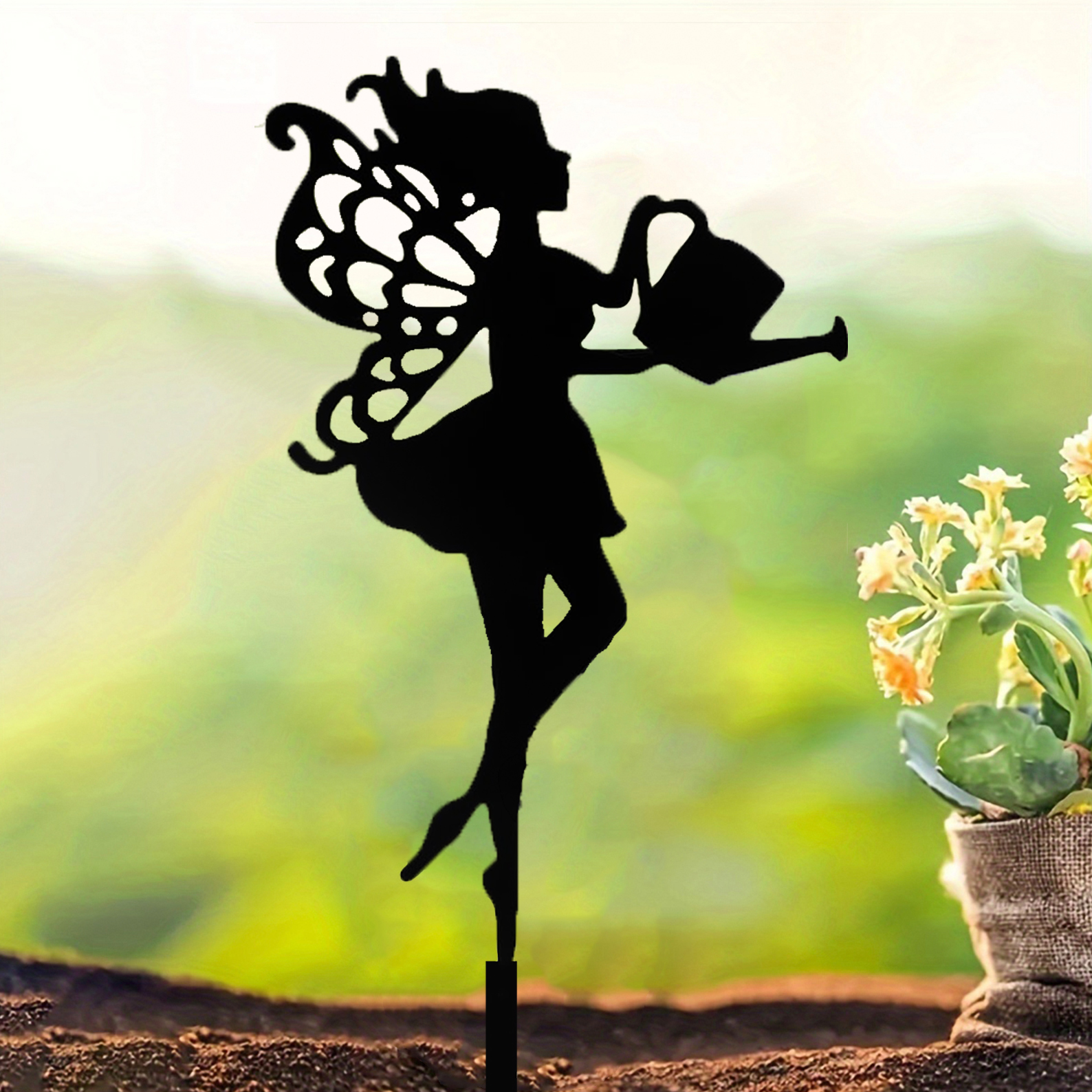 1Pc Fantasy-Style Iron Garden  - مراجعة Outdoor Furniture Decor وسعره