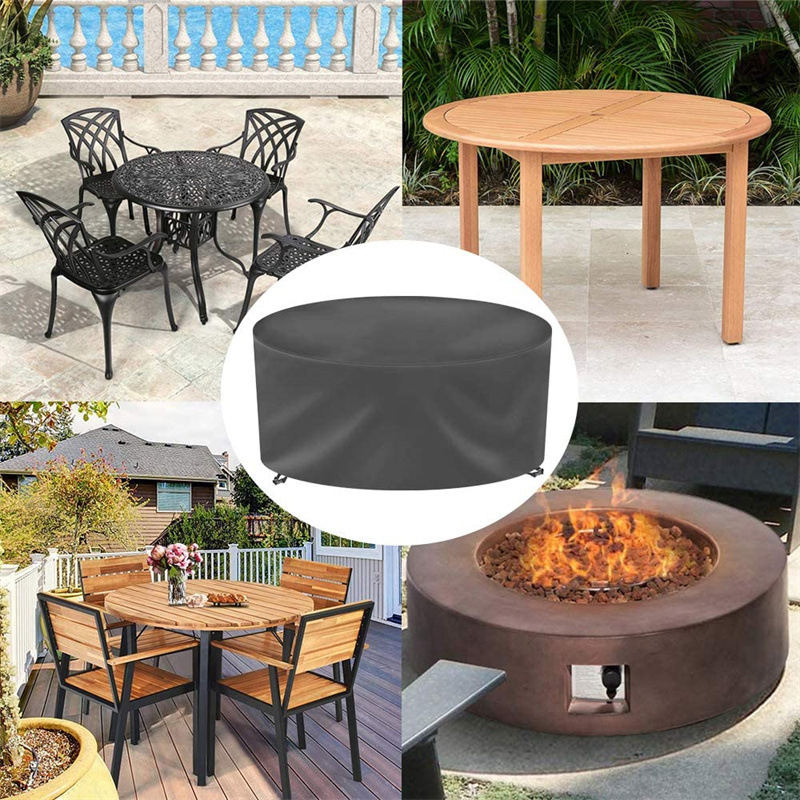 12 Sizes Round Furniture Cover - مراجعة Outdoor Furniture Heavy Duty وسعره
