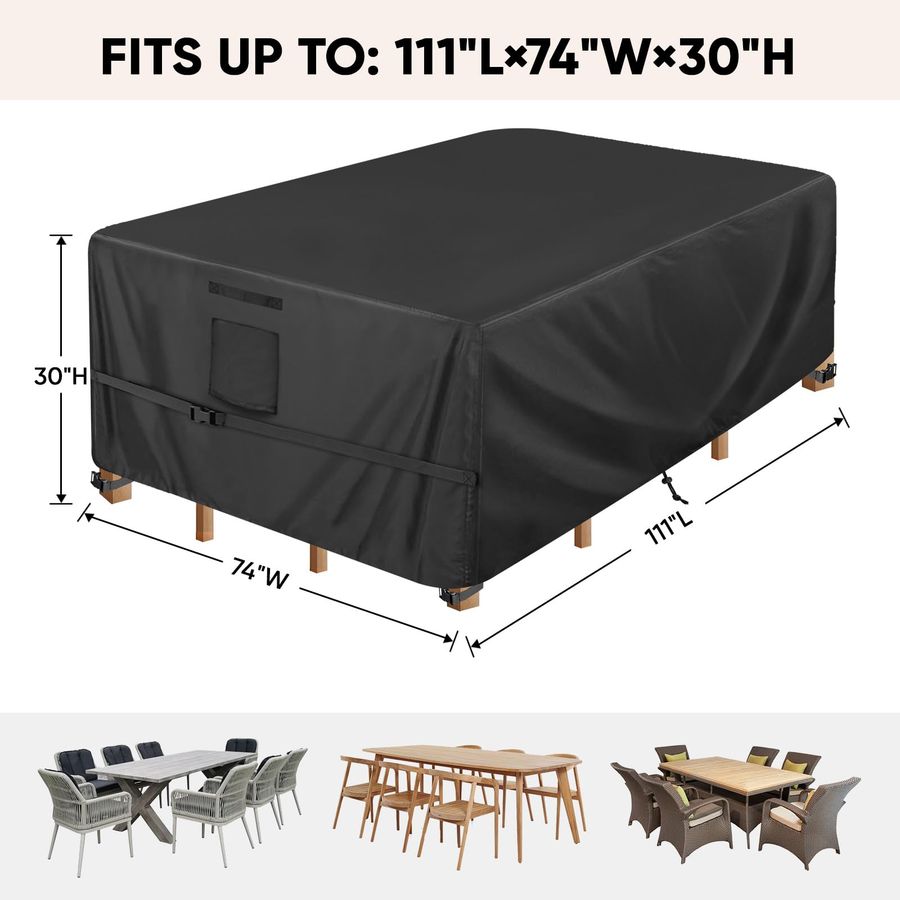 Patio Furniture Covers, Outdoo - مراجعة Outdoor Furniture Heavy Duty وسعره