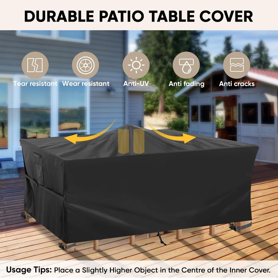 Patio Furniture Covers, Outdoo - مراجعة Outdoor Furniture Heavy Duty وسعره