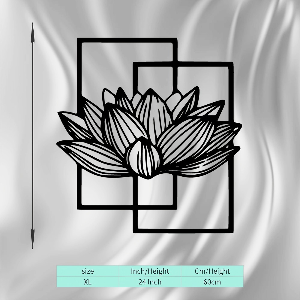Lotus Flower Metal Wall Art, R - مراجعة Outdoor Furniture Decor وسعره