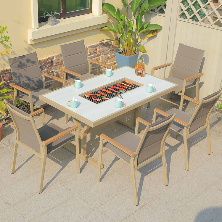 Hot Sale Cast Aluminum Fire Pi - مراجعة Outdoor Furniture For Sale وسعره