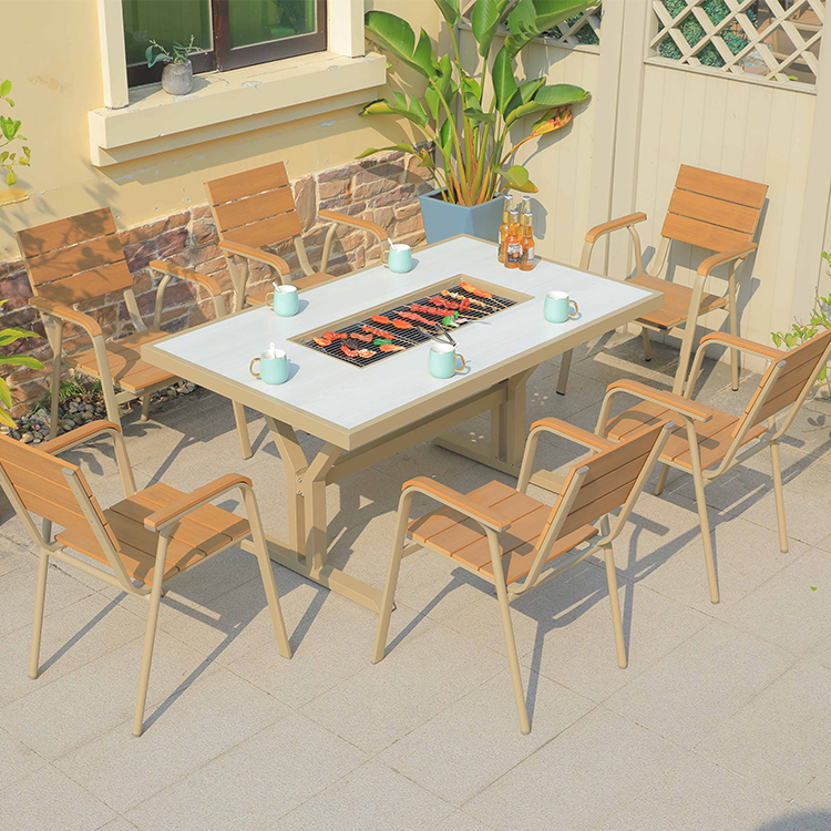 Hot Sale Cast Aluminum Fire Pi - مراجعة Outdoor Furniture For Sale وسعره