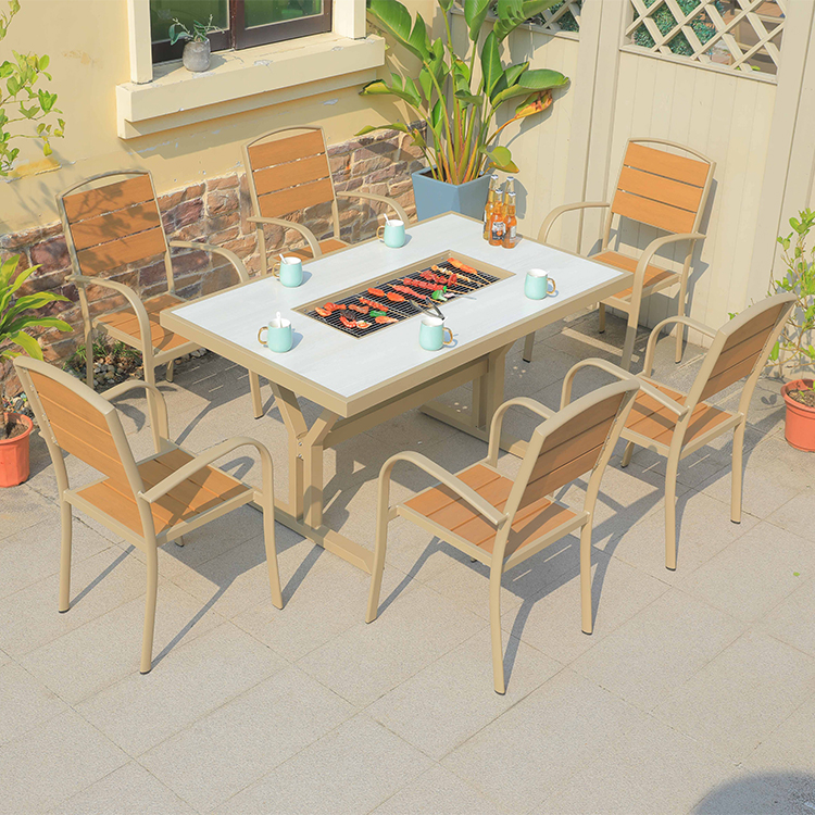 Hot Sale Cast Aluminum Fire Pi - مراجعة Outdoor Furniture For Sale وسعره
