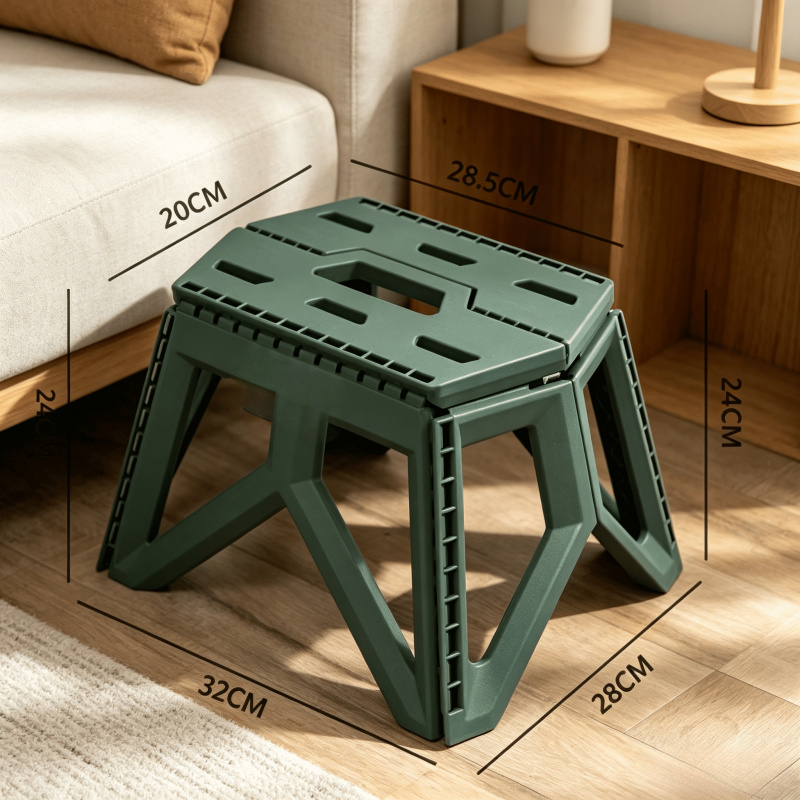 Portable Folding Outdoor Stool - مراجعة Outdoor Furniture Green وسعره