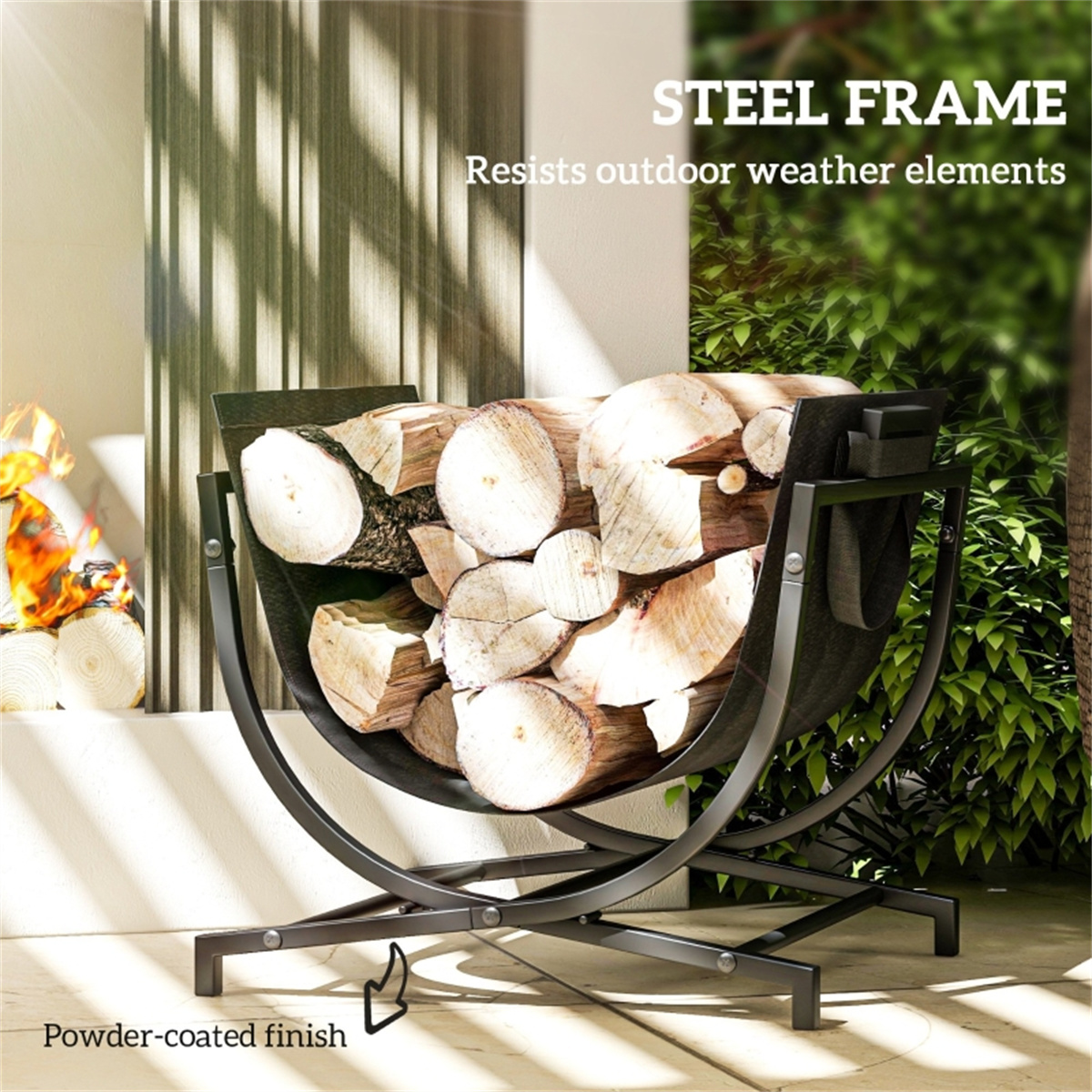 Outdoor Furniture Firewood Rac - مراجعة Outdoor Furniture Heavy Duty وسعره