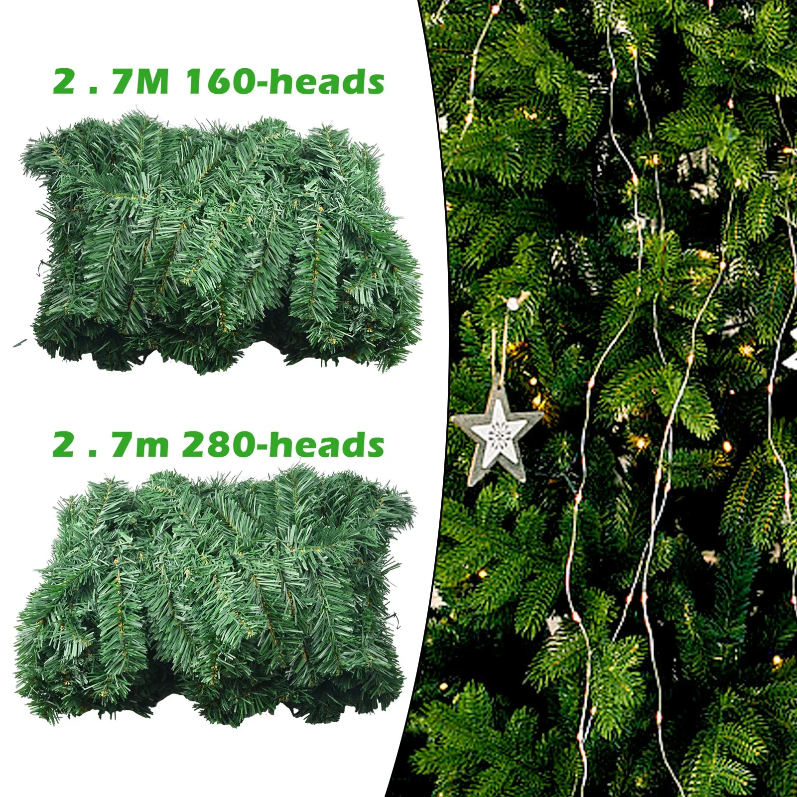 2.7M Artificial Green Christma - مراجعة Outdoor Furniture Green وسعره