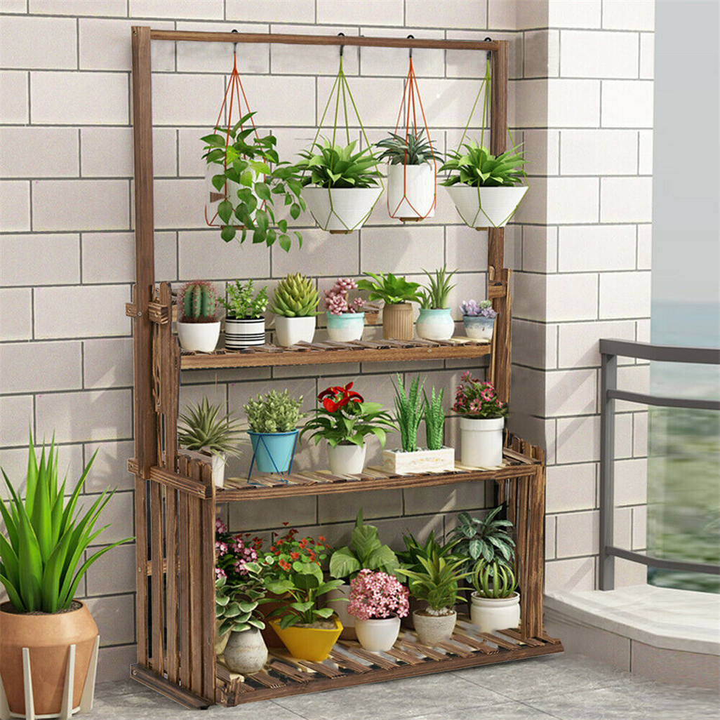 Heavy Duty Hanging Plant Stand - مراجعة Outdoor Furniture Luxury وسعره