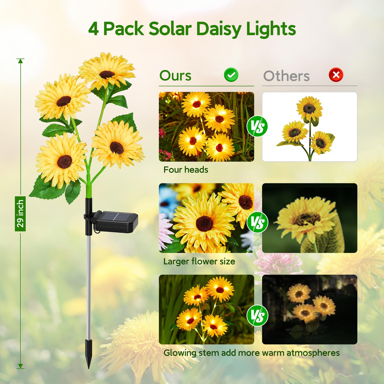 Solar Outdoor Garden Lights, 1 - مراجعة Outdoor Furniture Decor وسعره
