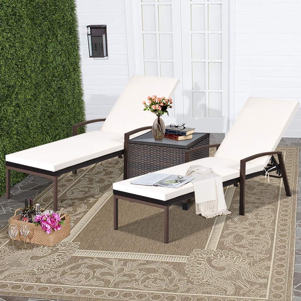 Set of 2 Patio Furniture Outdo - مراجعة Outdoor Furniture No Cushions وسعره