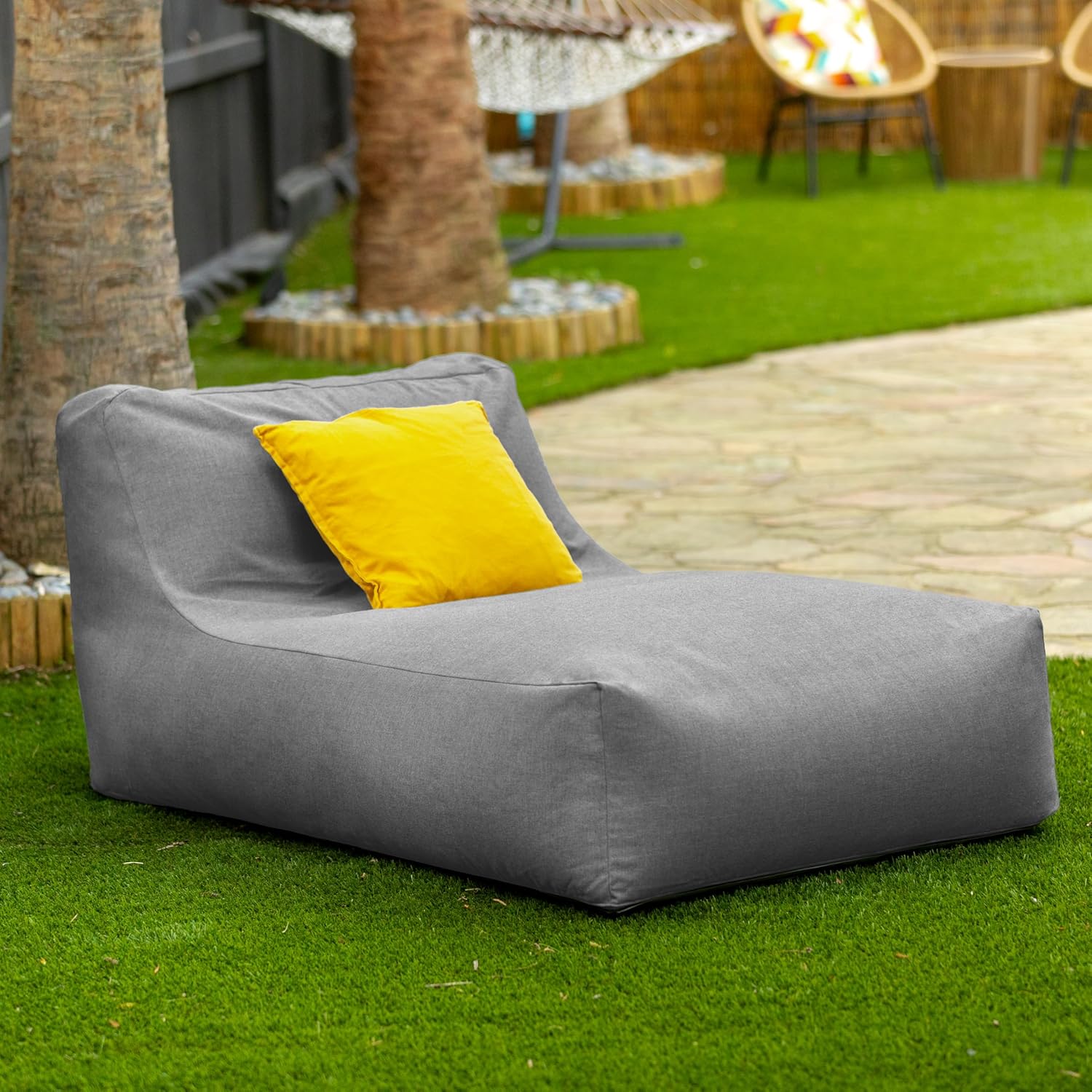 Outdoor Giant Chaise Lounger C - مراجعة Outdoor Furniture No Cushions وسعره