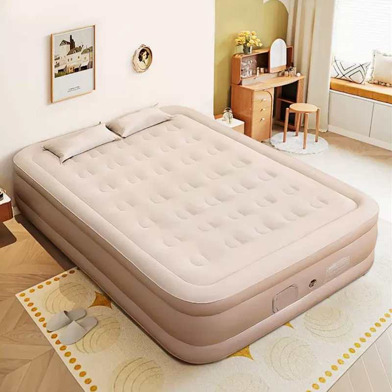 Queen Air Mattress with Built  - مراجعة Outdoor Furniture Luxury وسعره