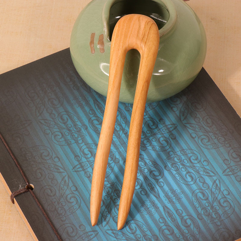 Peach Wood U-shaped Hairpin An - مراجعة Outdoor Furniture Decor وسعره