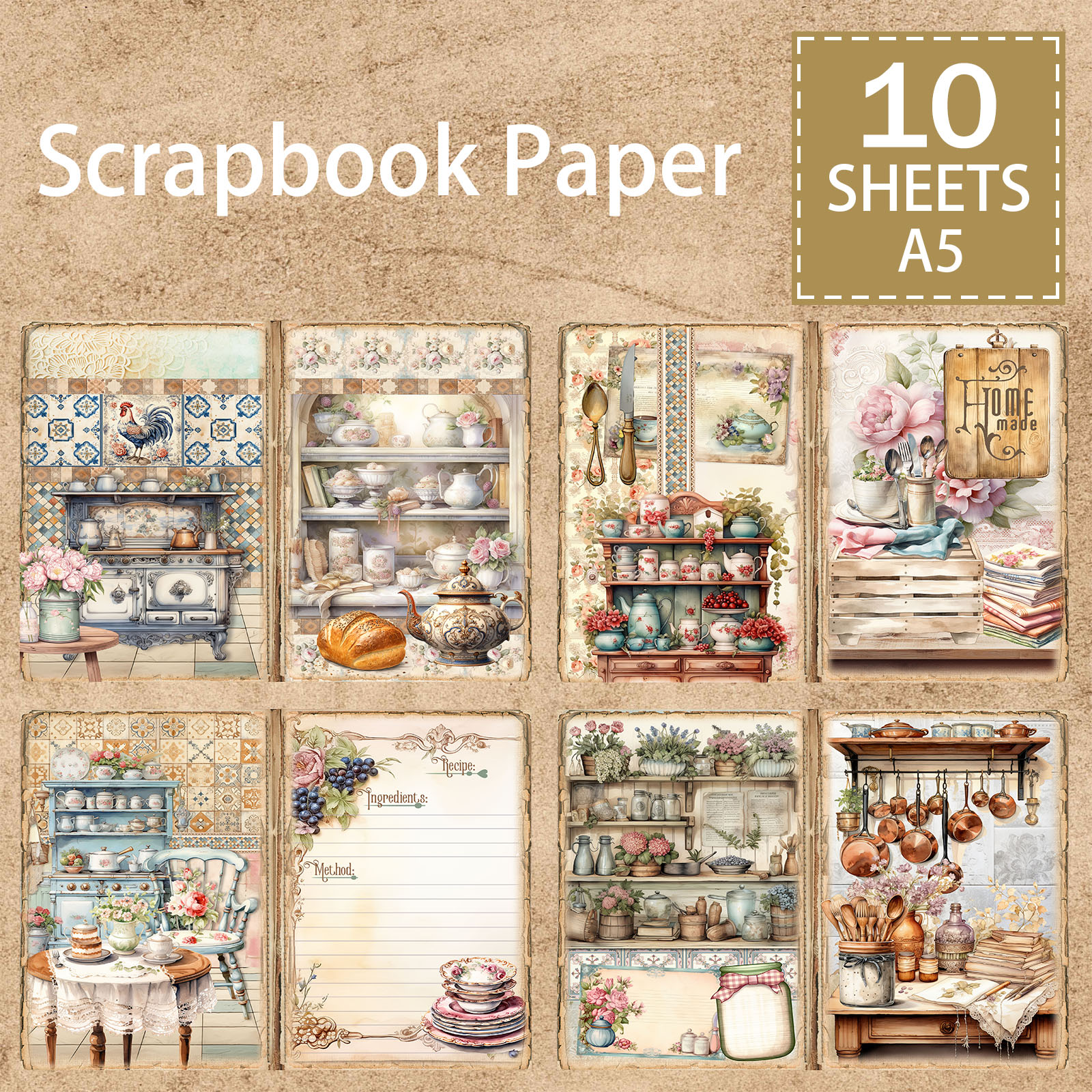 10 Sheets A5 Size Retro Cabine - مراجعة Outdoor Furniture Vintage وسعره