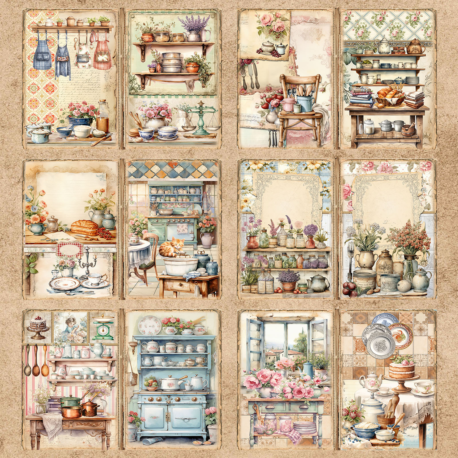 10 Sheets A5 Size Retro Cabine - مراجعة Outdoor Furniture Vintage وسعره