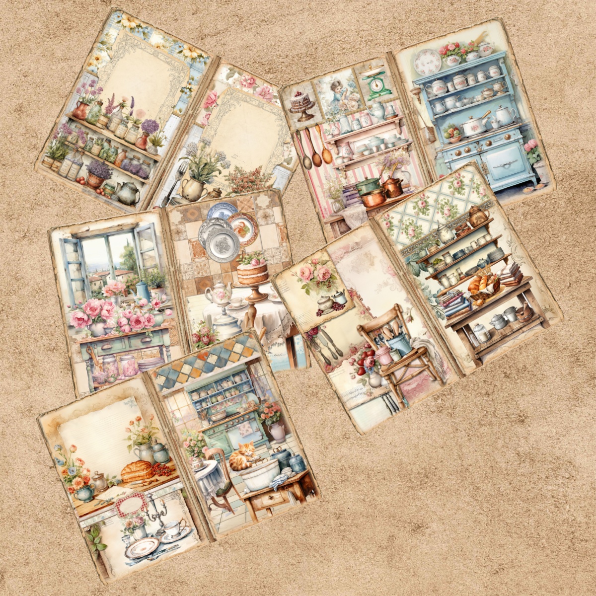 10 Sheets A5 Size Retro Cabine - مراجعة Outdoor Furniture Vintage وسعره