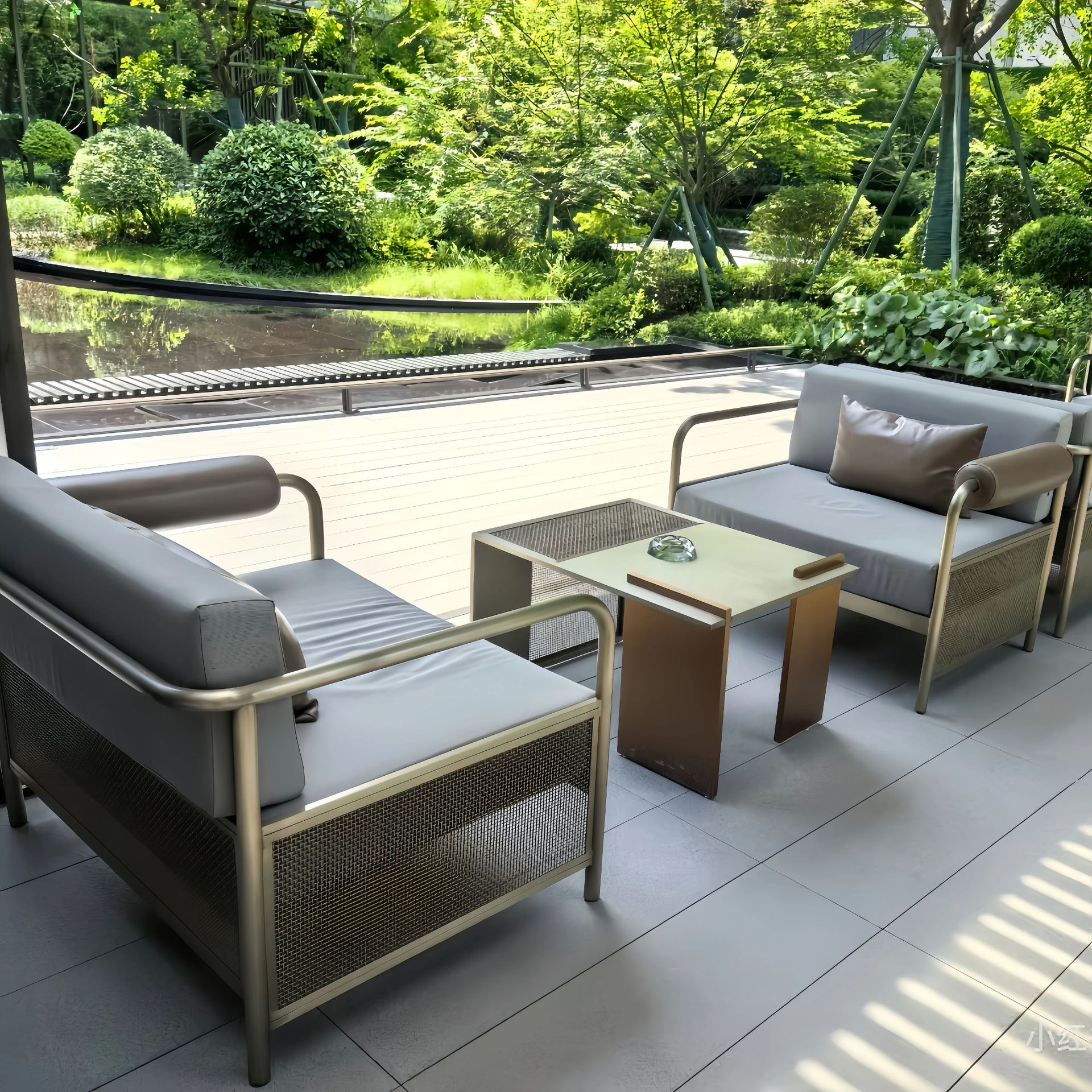 Outdoor stainless steel sofa,  - مراجعة Outdoor Furniture For Sale وسعره