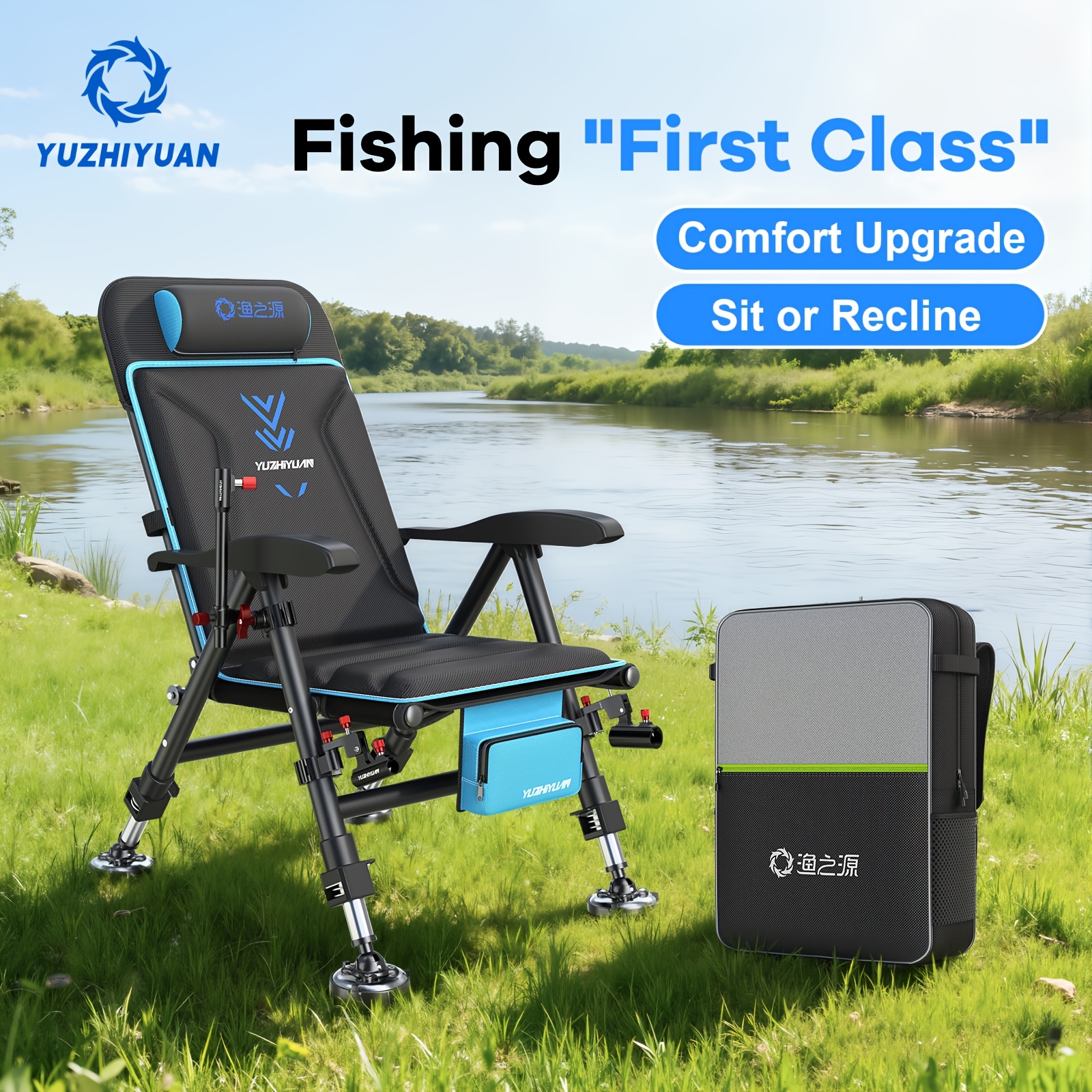 Yuzhiyuan outdoor fishing chai - مراجعة Outdoor Furniture No Cushions وسعره