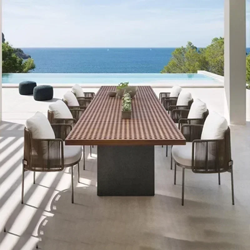 Wood Waterproof Garden Furnitu - مراجعة Outdoor Furniture No Cushions وسعره