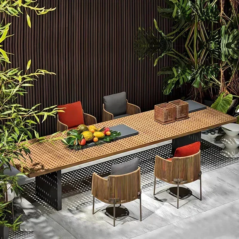 Wood Waterproof Garden Furnitu - مراجعة Outdoor Furniture No Cushions وسعره