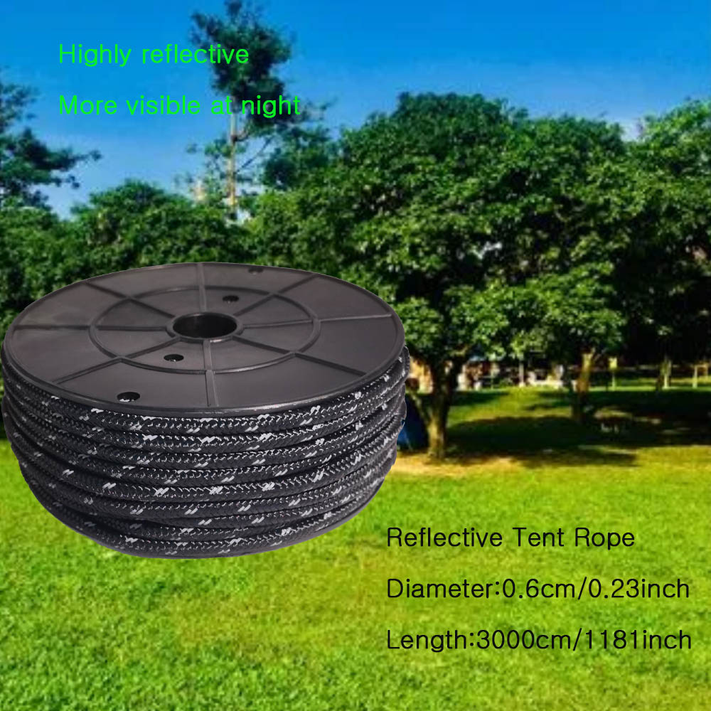 30M Reflective Paracord 6mm Pa - مراجعة Outdoor Furniture Rope وسعره