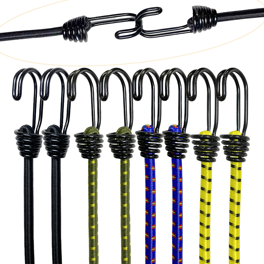 8Pcs 60cm Camping Bungee Cord  - مراجعة Outdoor Furniture Rope وسعره