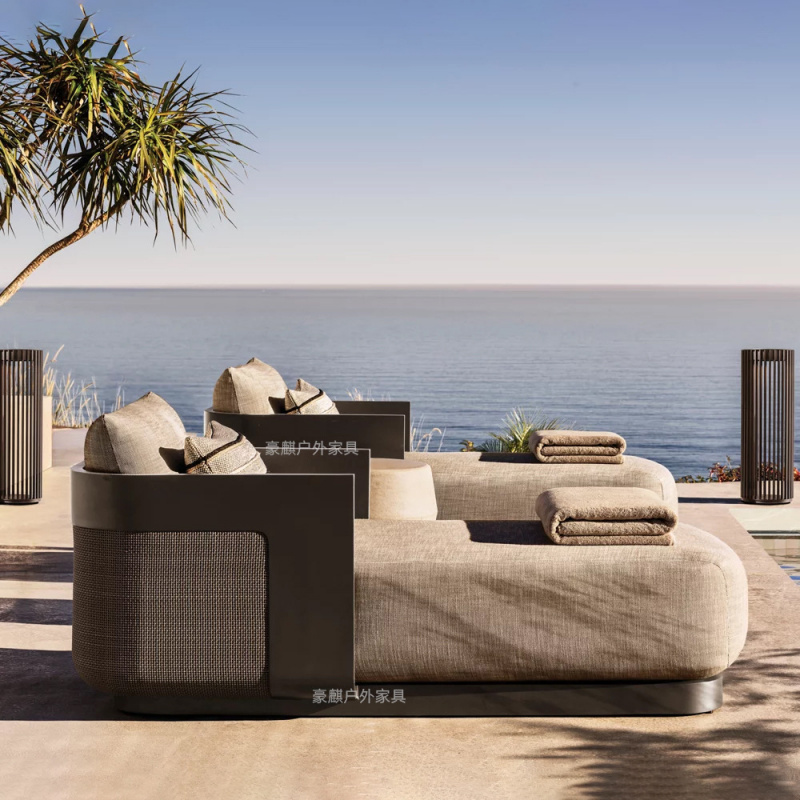 Outdoor simple reclining bed m - مراجعة Outdoor Furniture In Bali وسعره