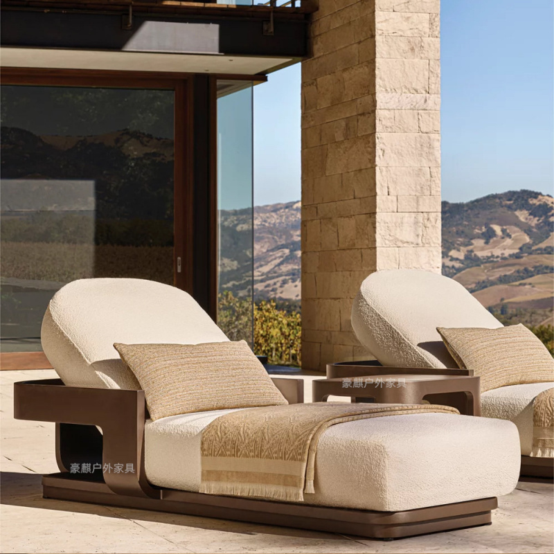 Outdoor simple reclining bed m - مراجعة Outdoor Furniture In Bali وسعره