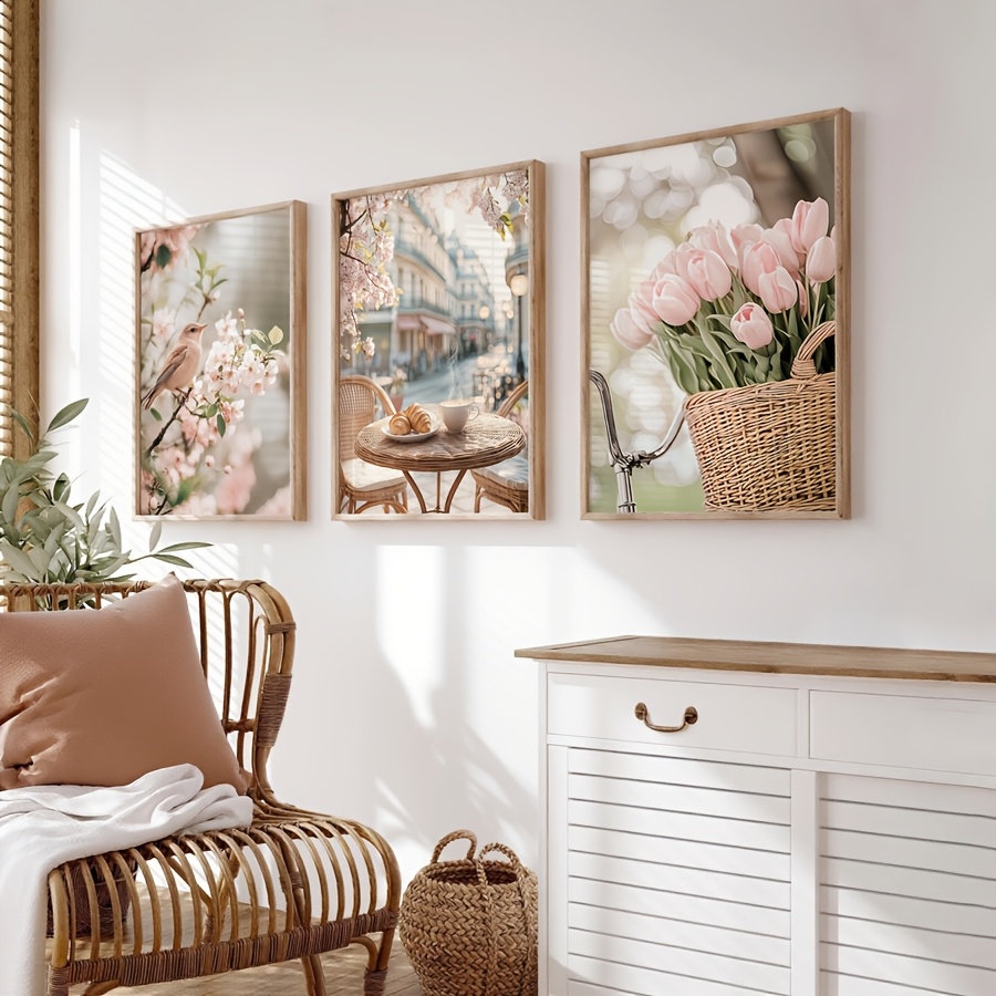 3pcs/set Romantic Paris Street - مراجعة Outdoor Furniture Decor وسعره
