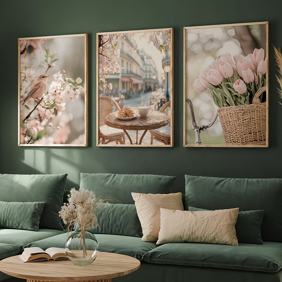 3pcs/set Romantic Paris Street - مراجعة Outdoor Furniture Decor وسعره