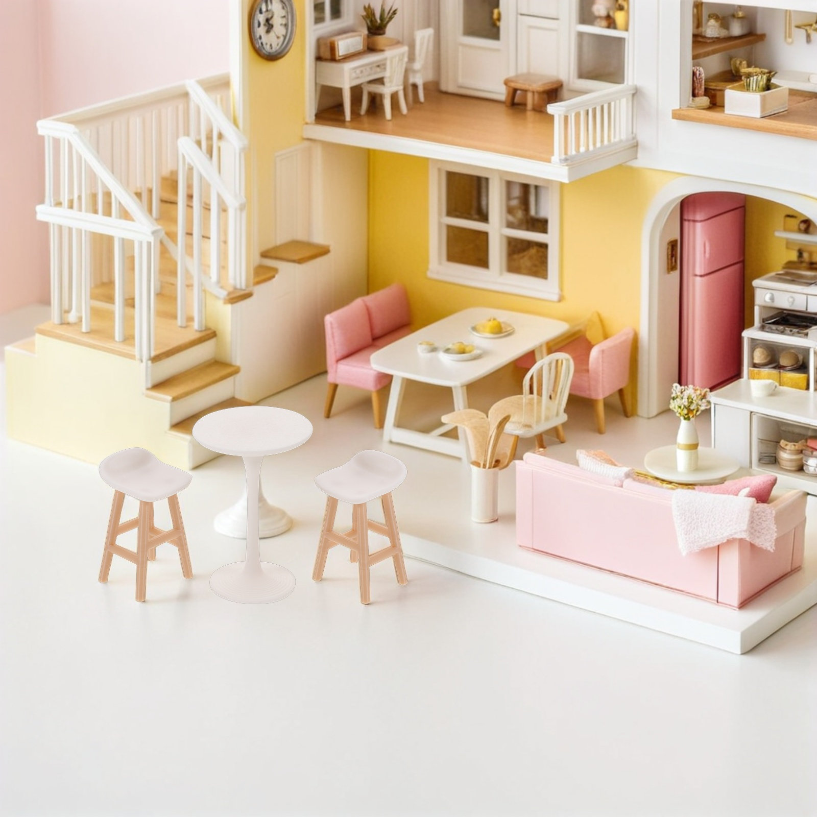 1Set 1:20 Scale Miniature Furn - مراجعة Outdoor Furniture Vintage وسعره