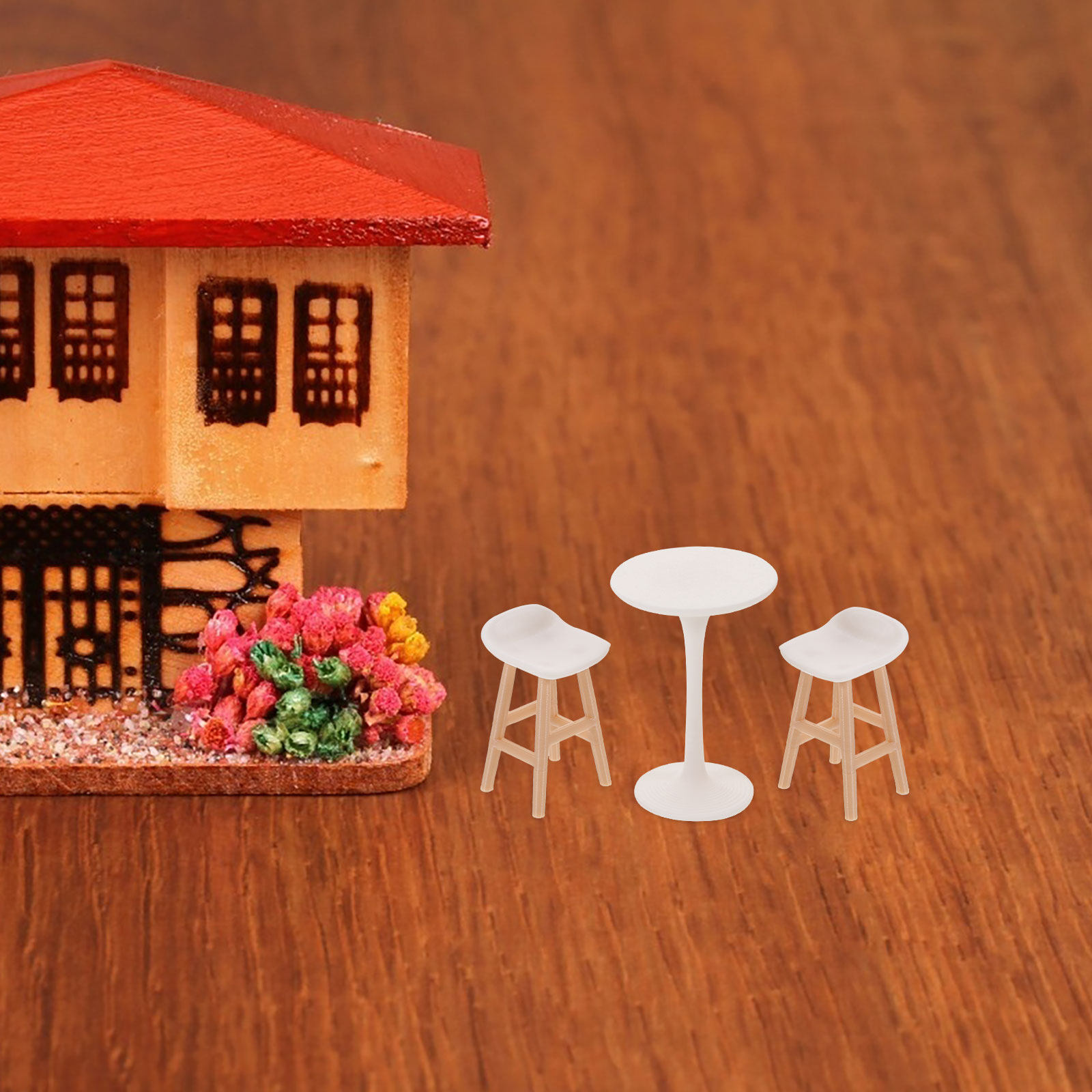 1Set 1:20 Scale Miniature Furn - مراجعة Outdoor Furniture Vintage وسعره