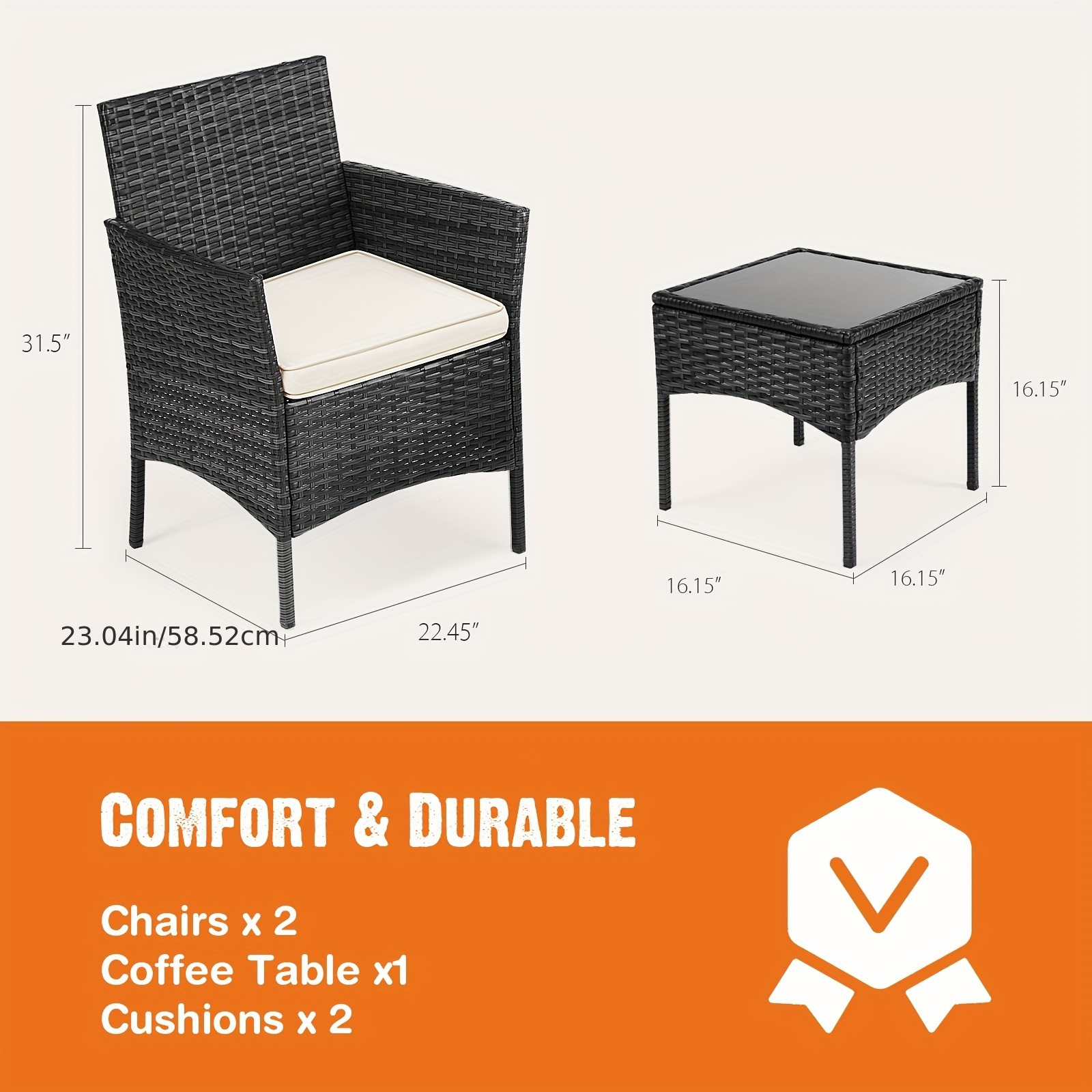 Outdoor Patio Furniture Set, 3 - مراجعة Outdoor Furniture Green وسعره