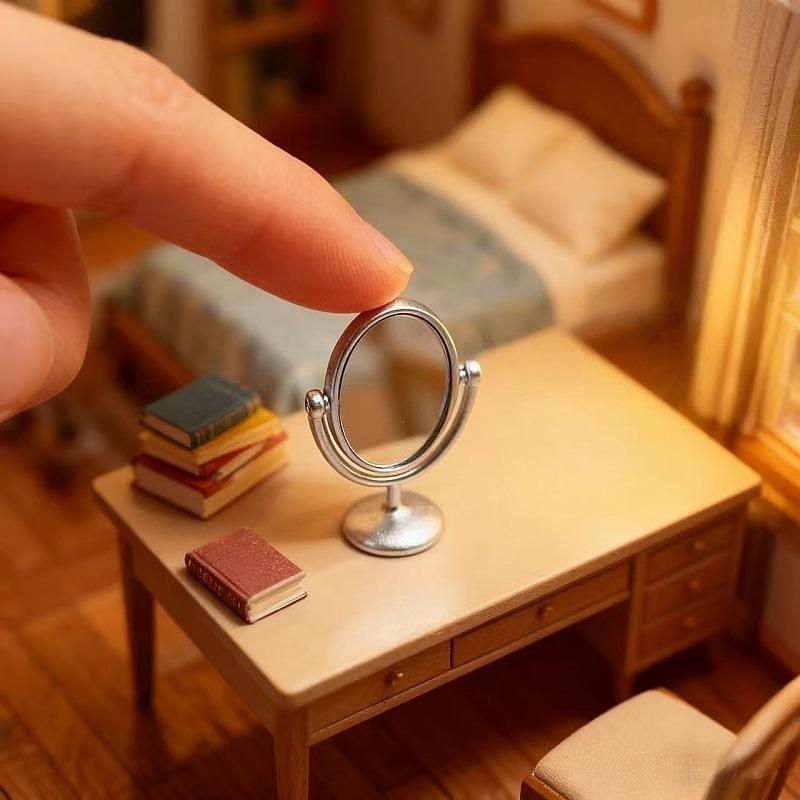 1Pcs Miniature Retro Mirror Dr - مراجعة Outdoor Furniture Vintage وسعره