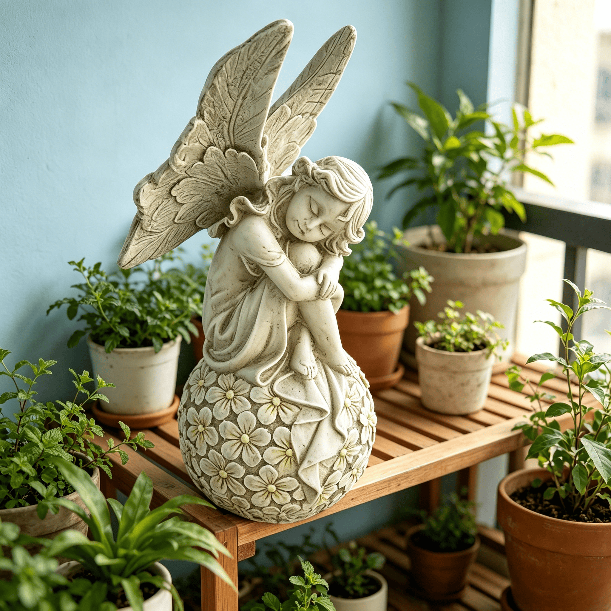 13.2-inch Garden Fairy Statue, - مراجعة Outdoor Furniture Decor وسعره